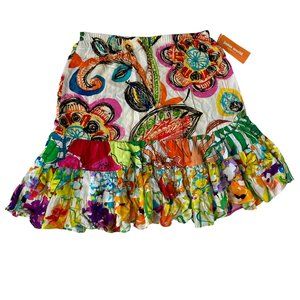 Jams World Hattie Skirt Indio NWT Hawaiian Floral